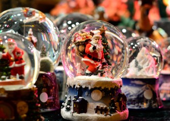 Snow-ball Toy Glass Ball Santa Claus