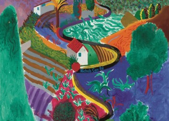 David Hockney’s “Nichols Canyon.”