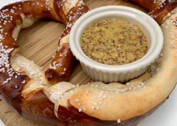 Rowdy Hall's Bavarian pretzel