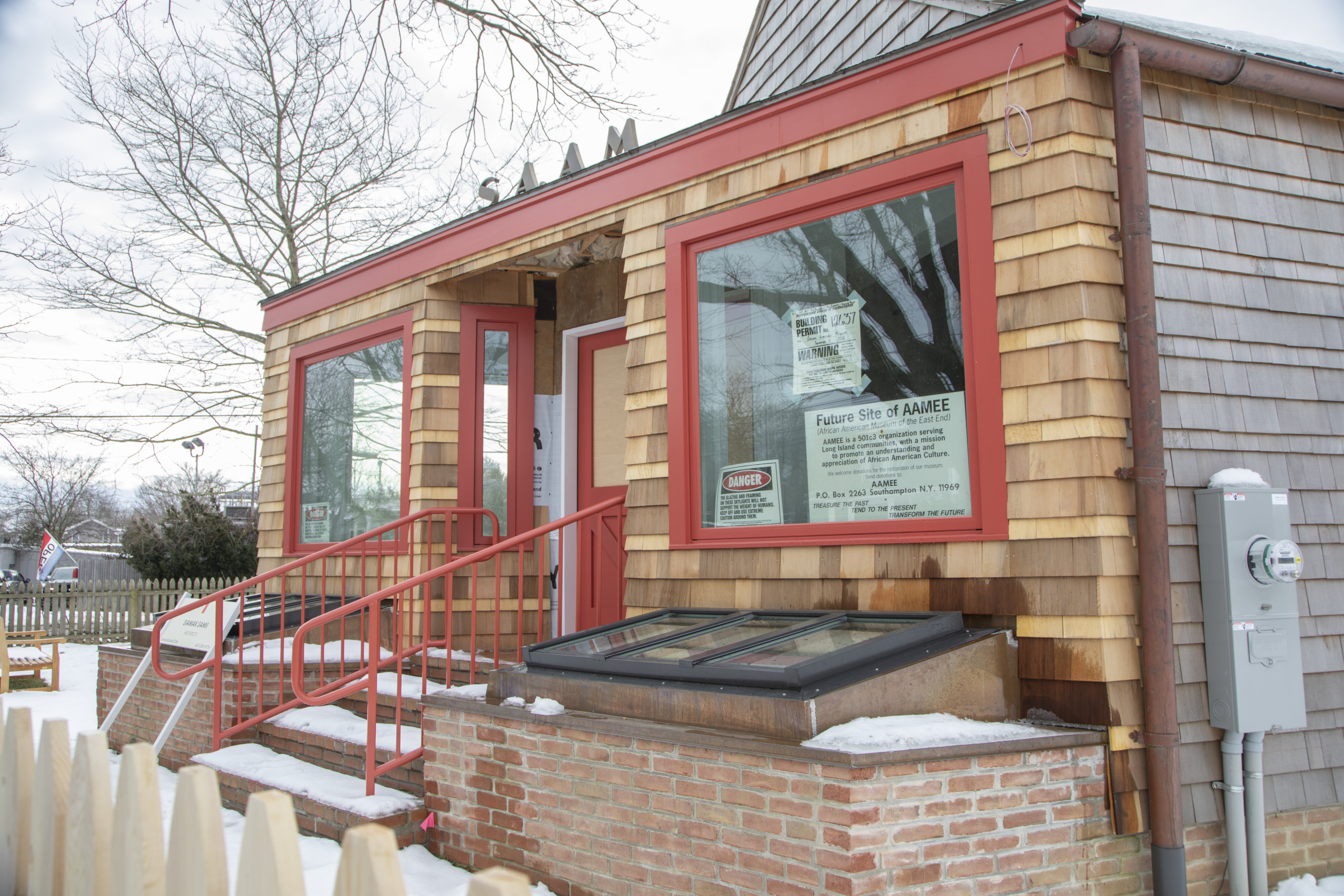 The future home of the Southampton African American Museum. (Photo by Barbara Lassen)