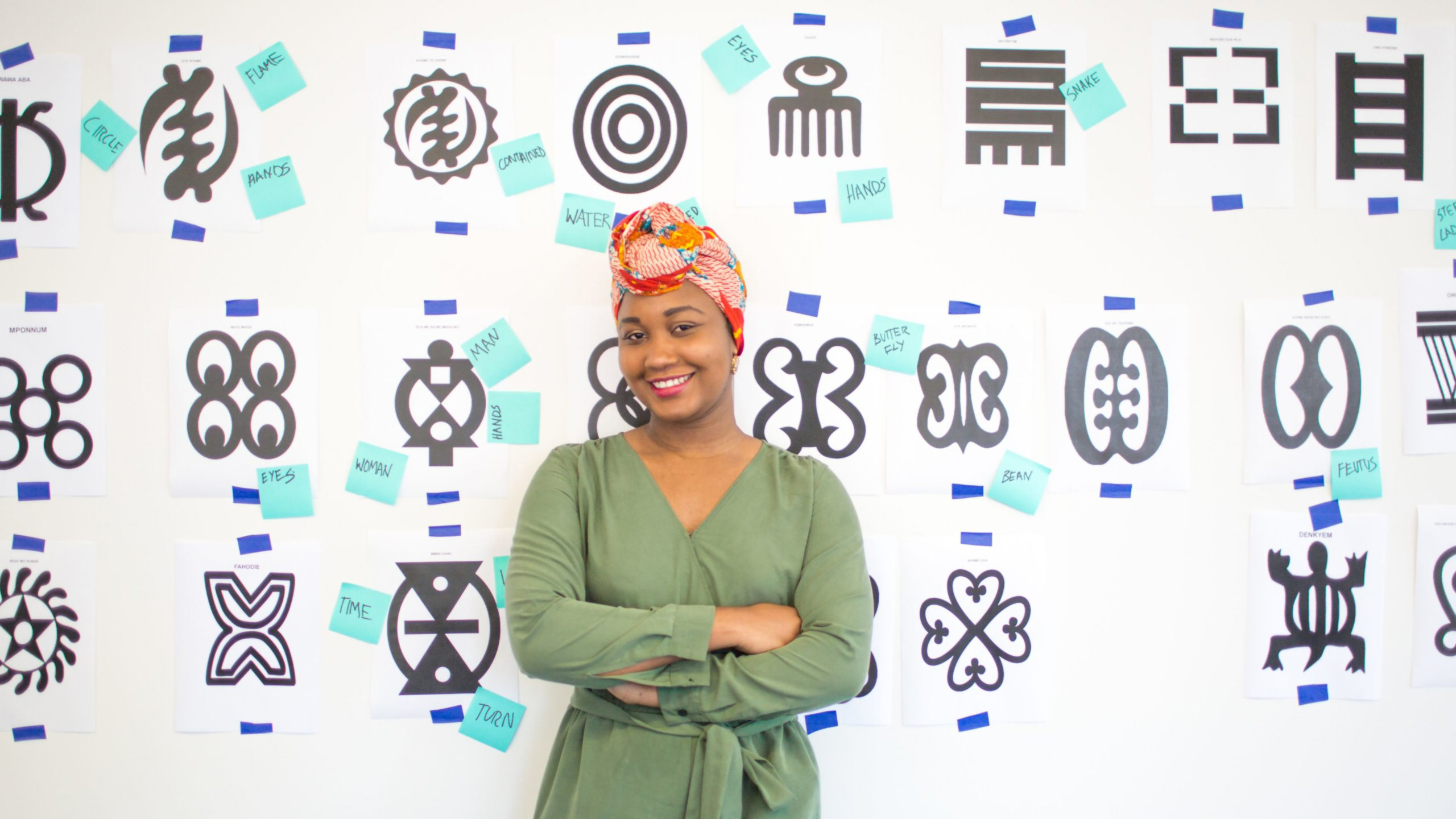 Afua Ansong is an expert on the topic of Adinkra symbols