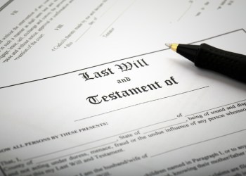 Signing Last Will & Testament