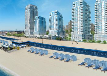 John and Margo Catsimatidis’ new oceanfront tower apartment complex called Ocean Drive is located in Coney Island.