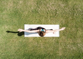 Enjoy outdoor yoga on the North Fork