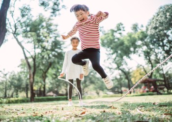 Jump roping family fun