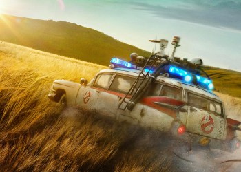 Ecto-1 from the Ghostbusters Afterlife movie poster