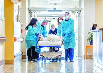 The PBMC trauma team at work - Peconic Bay Medical Center