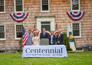 Left to right, Chris Minardi, Sandra Melendez, Mayor Jerry Larsen, Rose Brown, Arthur Graham