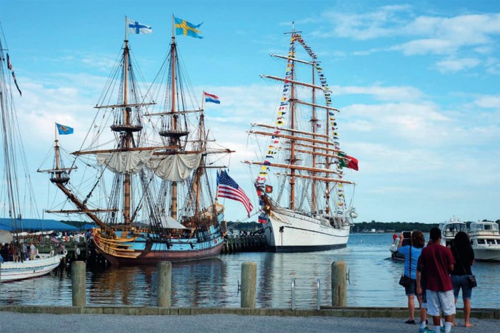 Greenport Maritime Festival tall ships on the North Fork