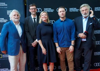 HIFF VIPs: Randy Mastro, David Nugent, Anne Chaisson, Matthew Heineman, Alec Baldwin