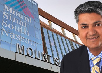 Dr. Adhi Sharma, President of Mount Sinai South Nassau