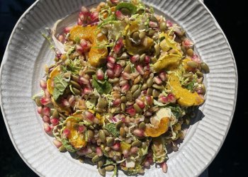 Highway Restaurant chef Justin Finney's autumn farro salad