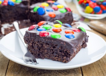 Make M&M chocolate brownies on the East End this week