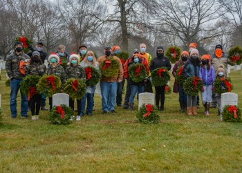 PSEGLI team for Wreaths Across America 2021