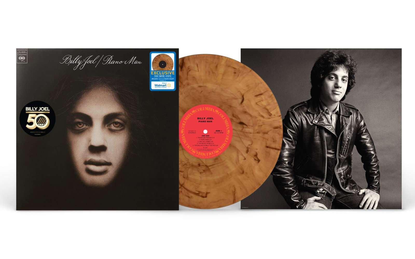 Celebrate 50 Years of Billy Joel Walmart Color Vinyl Albums