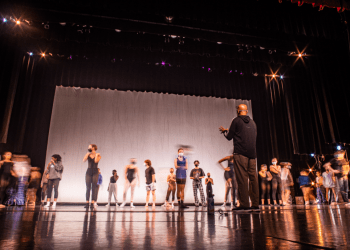 Dance Students from Dreyfoos rehearsing