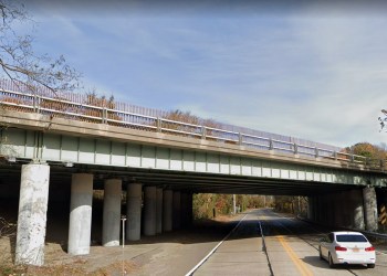 Sunrise Highway Bridge that runs over North Road in Hampton Bays is received a 