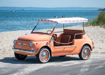 Take a ride in a Peach Jolly from Hampton Jollys