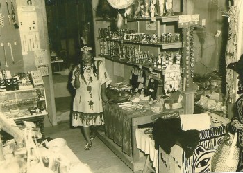 Harriett Crippen Brown Gumbs, aka “Princess Starleaf,” founded Shinnecock’s first trading post business on Montauk Highway in the 1950s