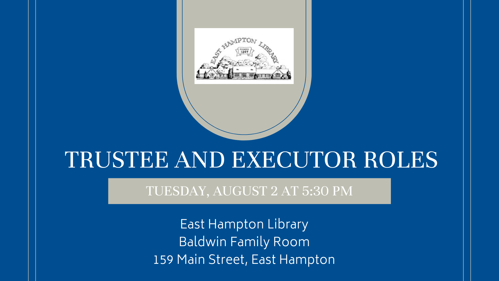 Trustee and Executor Roles Dan’s Papers