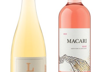 2020 Estate Sparkling Rosé from Lieb Cellars and 2020 Macari Rosé from Macari Vineyards