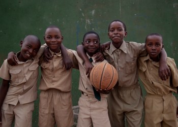 Hoops 4 Hope kids in Africa