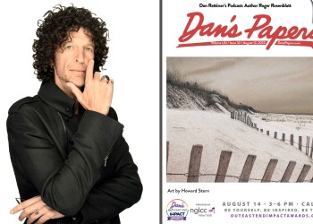 Howard Stern and his August 12, 2022 Dan's Papers cover art