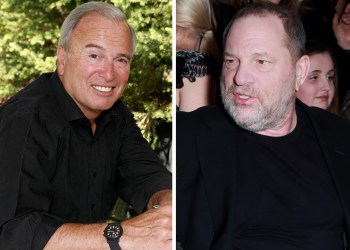 Author Ken Auletta and Harvey Weinstein (ca. 2017)