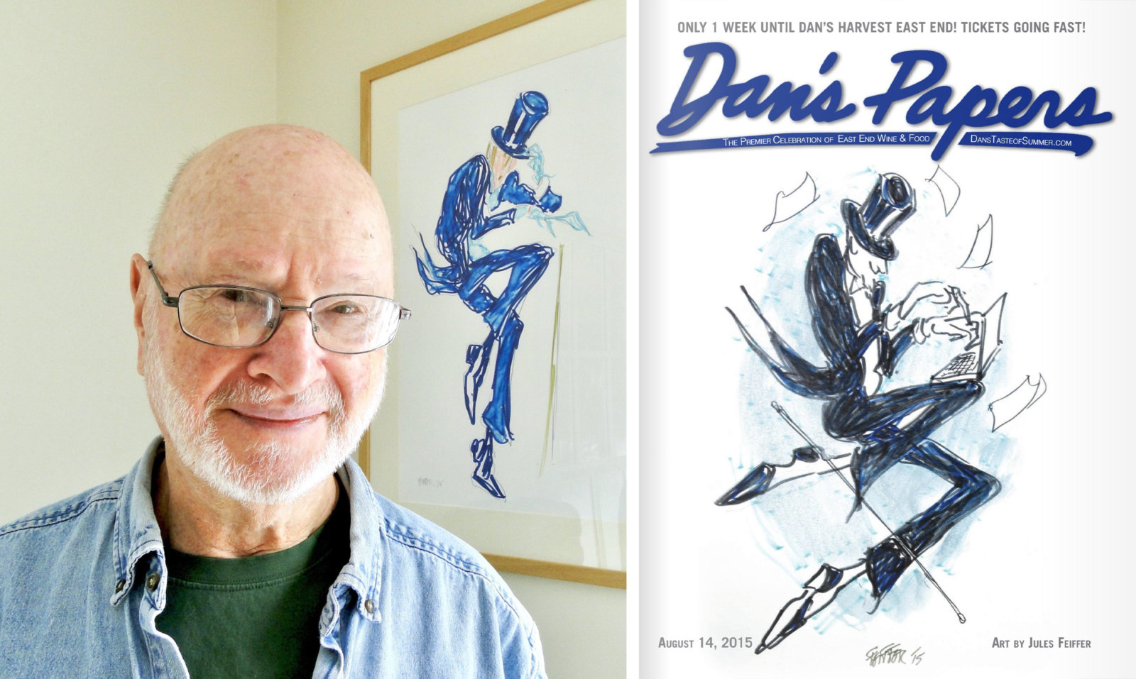 Honoring September 9, 2022 Dan's Cover Artist Jules Feiffer