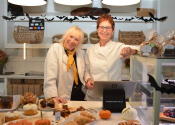 Cynthia Sestito and Trudy Craney at The Cookery