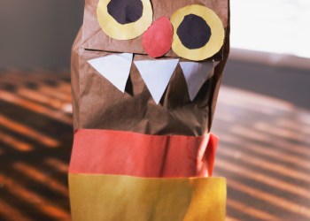 Paper Bag Puppet family fun