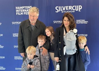 Alec and Hilaria Baldwin made an appearance at HIFF with their children