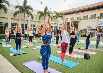 Yoga at the Hilton West Palm Beach