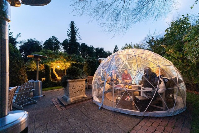 Baker House 1650 igloo in the Hamptons