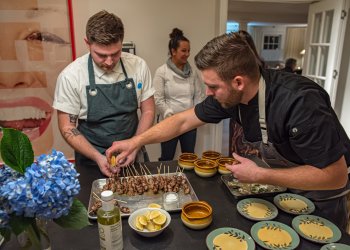 Chefs Max Mohrmann and Jonathan Shearman