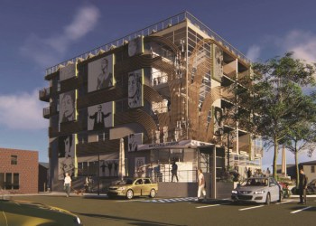 Exterior rendering of The Suffolk expansion project