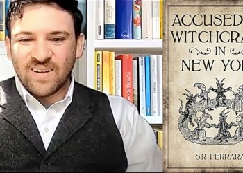 Accused of Witchcraft in New York author Scott R. Ferrara and book cover S.R. Ferrara