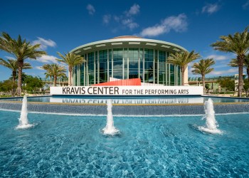 The Kravis Center for the Performing Arts in West Palm Beach, Fla. in 2020