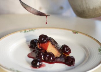 Bistro Ete Chef Pavlou Arie's Foie Gras with Blueberry Sauce