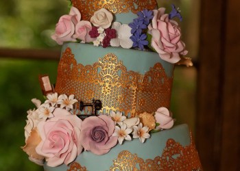 Wedding cake by Sugar Sugar Custom Cakes