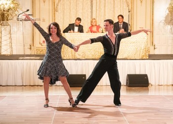 Gina Sabean, Andriy Panasenko at the Dance the Night Away Gala