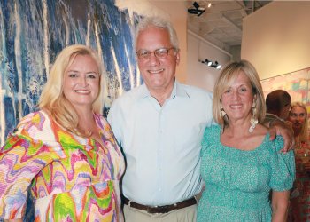 Camilla Webster, Chris and Jayne Chase at Webster's Inaugural Collectors Circle Experience