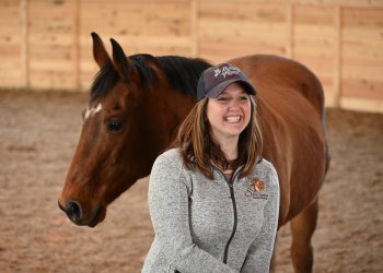 Lizzy with Diva Marie at Spirit's Promise Equine Rescue