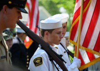 US Naval Sea Cadets at the Center Moriches Memorial Day Ceremony