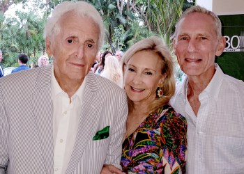 Harry Benson, Karen Klopp, John Klopp at the Everglades Fundraiser