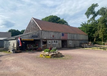 The two-hundred-and-fifty-year-old barn on 1760 Homestead Farm.