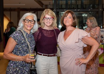 Judi Caron, Kathleen King, i-tri Founder Theresa Roden at i-tri Spring Auction & Cocktail Party