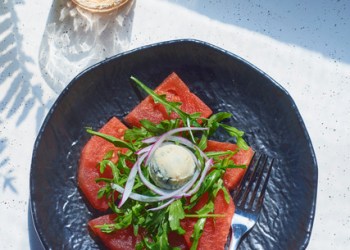 The Heirloom Watermelon Salad at R.AIRE