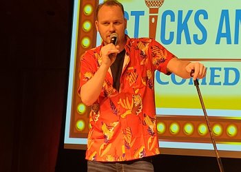 Joe Winchell performs at Sticks and Stones Comedy Club