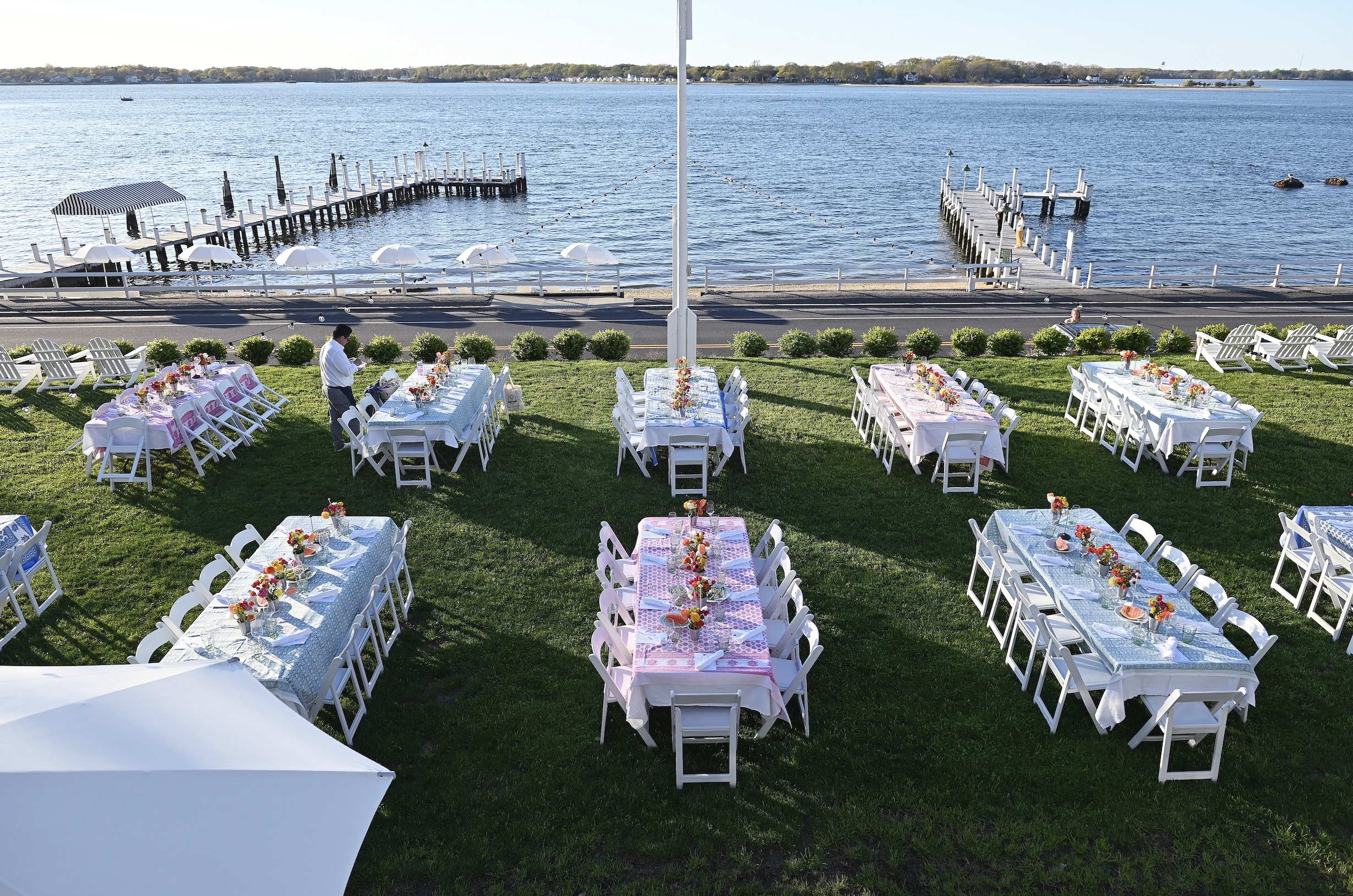 Wednesday cookouts return to the lawn overlooking the bay at The Pridwin